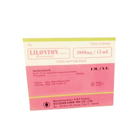 Thuốc Lilonton Injection 3000 mg/15ml - Điều trị rung giật cơ