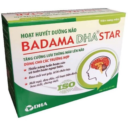Thuốc BadamaDHA Star - Hoạt huyết dưỡng não