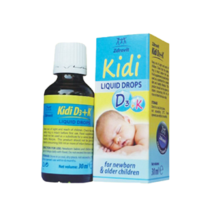 Thuốc Kidi Liquid Drops D3+K hộp 1 chai- bổ sung các vitamin K, D3 