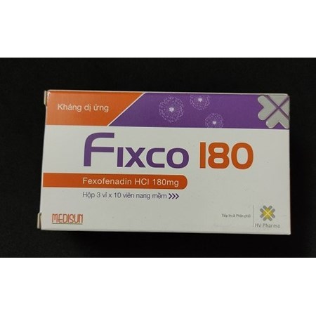 Thuốc Fixco 180mg - Điều trị dị ứng