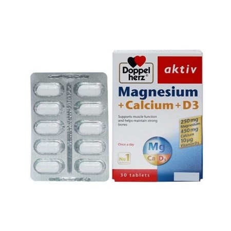Thuốc Magnesium Calcium D3 Hộp 30 Viên - Bổ sung Calci, Magie và D3