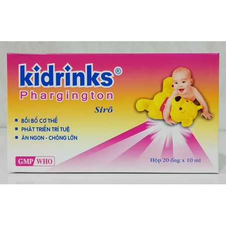 Thuốc Kidrinks Phargington Siro - Bổ sung vitamin