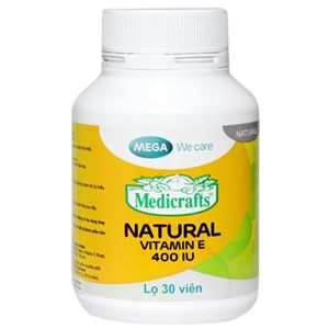 Thuốc Medicraft Natural Vitamin E – điều trị thiếu Vitamin E