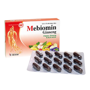 Thuốc Mebiomin Ginseng Hộp 30 Viên - Tăng đề kháng 