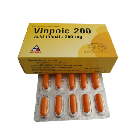 Thuốc Vinpoic 200 - Hỗ Trợ Điều Trị Tổn Thương Dây Thàn Kinh 