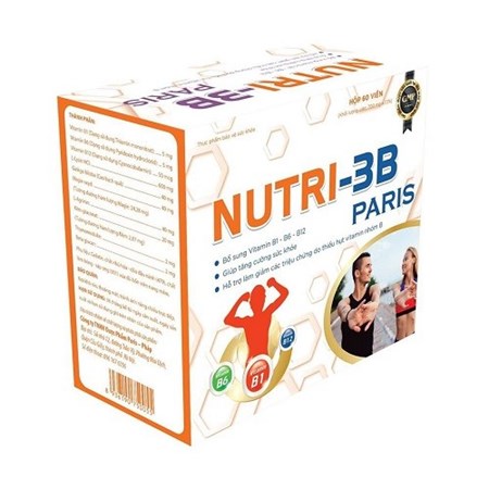 Thuốc Nutri 3B Paris hộp 60 viên – Bổ sung vitamin nhóm B cho cơ thể