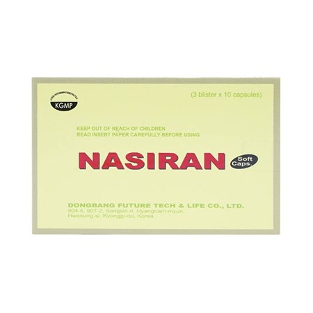 Thuốc Nasiran hộp 3 vỉ – Tăng Cường Tuần Hoàn Não 