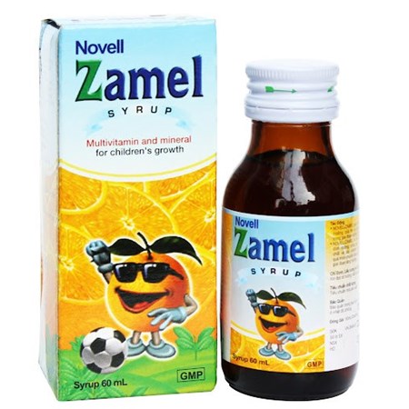 Thuốc Novellzamel chai 60ml - dùng cho trẻ em