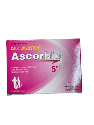 Thuốc Calcium Boston Ascorbic - Điều trị các tình trạng thiếu vitamin C và Vitamin PP