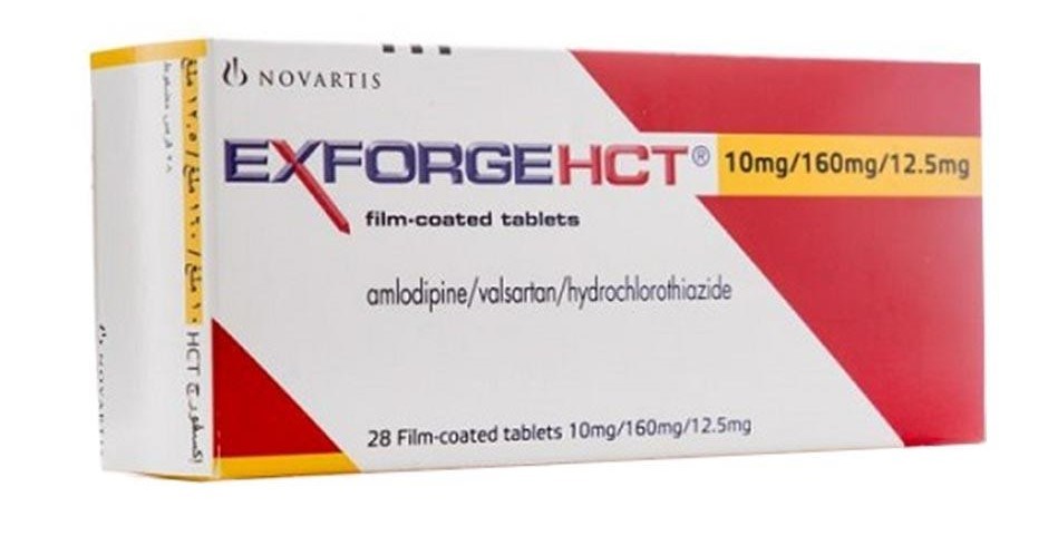 Thuốc Exforge HCT 10mg/160mg/12,5mg - Điều trị huyết áp cao