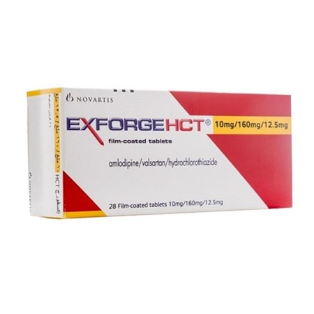 Thuốc Exforge HCT 10mg/160mg/12,5mg - Điều trị huyết áp cao