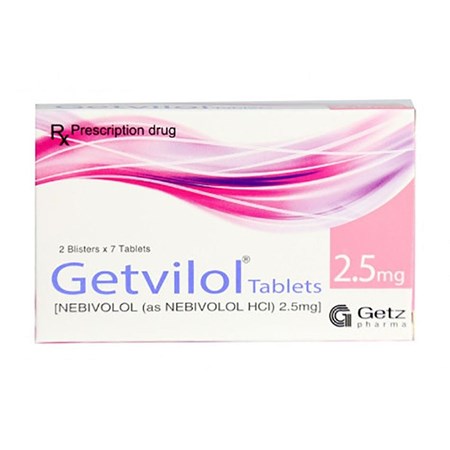 Thuốc Getvilol 2.5mg - Điều trị tăng huyết áp
