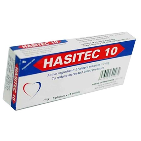 Thuốc Hasitec 10 - Điều trị tăng huyết áp