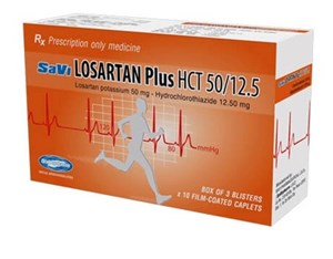 Thuốc Savi Losartan Plus HCT 50/12.5 - Điều trị tăng huyết áp