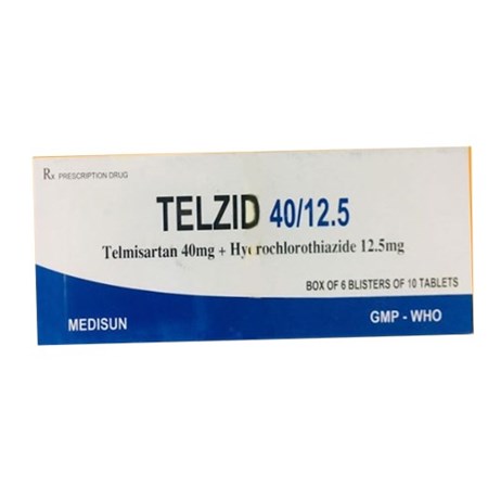 Thuốc Telzid 40/12,5mg - Điều trị tăng huyết áp
