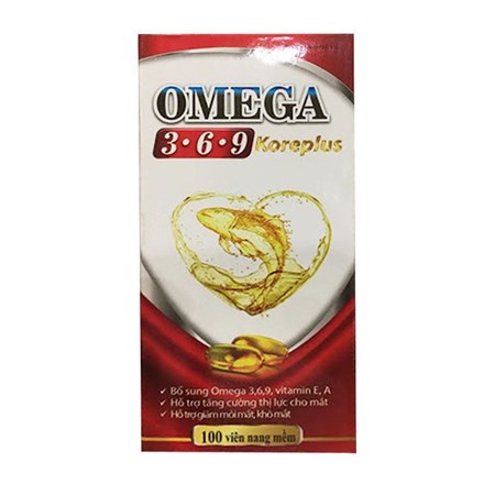 Thuốc Omega 369 Koreplus Hộp 60 Viên – Làm Đẹp Da, Chống Lão Hóa