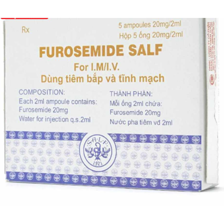 Thuốc Furosemide Salf 20mg/2ml