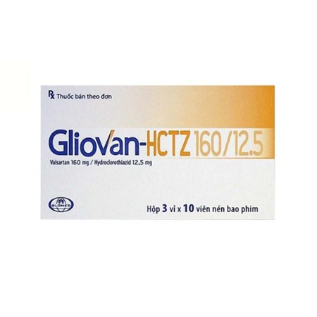 Thuốc Gliovan-Hctz 160/12.5 - Điều trị tăng huyết áp