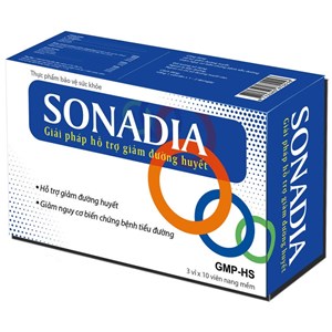 Thuốc Sonadia - Hỗ trợ cho người bệnh tiểu đường