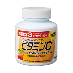 Thuốc Orihiro Most Chewable 180 viên (Vị cherry) – Viên nhai bổ sung Vitamin C