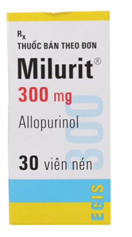 Thuốc Milurit 300mg - Điều trị Gút 