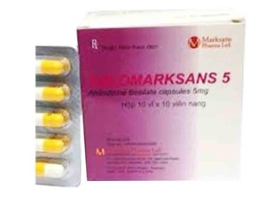 Thuốc Amlomarksans 5mg - Điều trị tăng huyết áp
