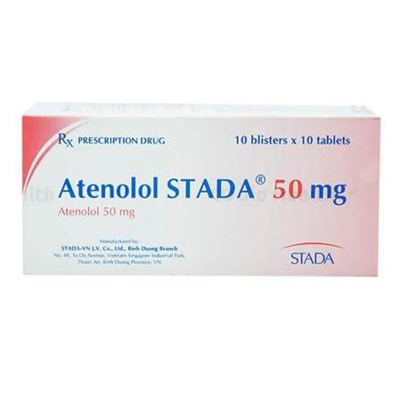 Thuốc Atenolon 50mg STD - Điều trị tăng huyết áp