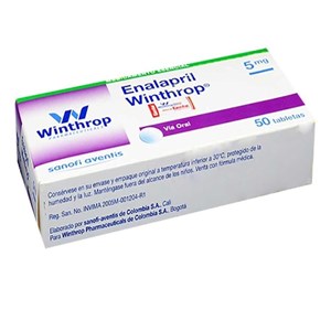 Thuốc Enalapril 5mg Winthrop - Điều trị tăng huyết áp