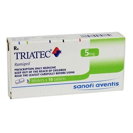 Thuốc Triatec 5mg - Điều trị tăng huyết áp