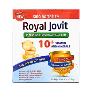 Thuốc Siro Royal Jovit hộp 30 ống – Bổ sung vitamin và khoáng chất 