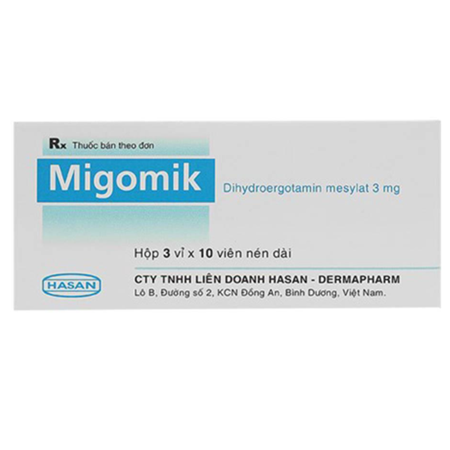 Thuốc Migomik - Điều trị đau nửa đầu