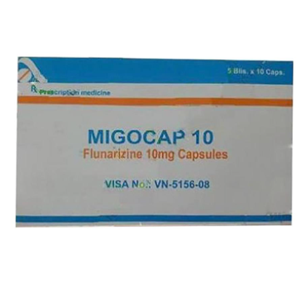 Thuốc Migocap 10mg - Thuốc Trị Đau Nửa Đầu, Chóng Mặt Tiền Đình