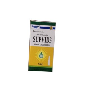 Thuốc Supvid3 – Bổ sung vitamin D3