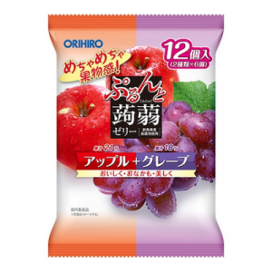 Thạch Orihiro vị táo và nho- Bổ sung Vitamin 
