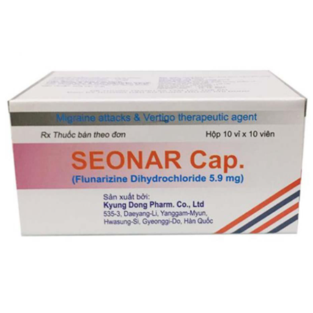 Thuốc Seonar Cap. - Điều trị đau nửa đầu 
