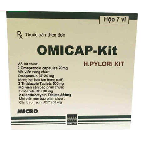 Thuốc Omicap-Kit - Chống viêm loét dạ dày 