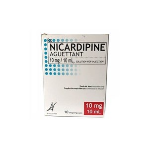 Thuốc Nicardipine Aguettant 10mg/10ml - Điều trị tăng huyết áp