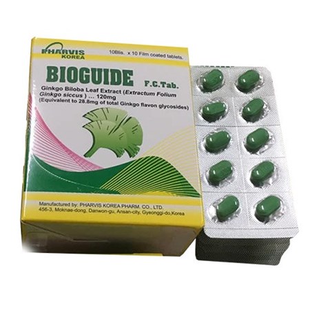 Thuốc Bioguide – Bổ não ( Hộp 10 vỉ * 10 viên)