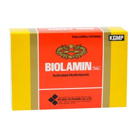 Thuốc  Biolamin Tab – bổ sung vitamin
