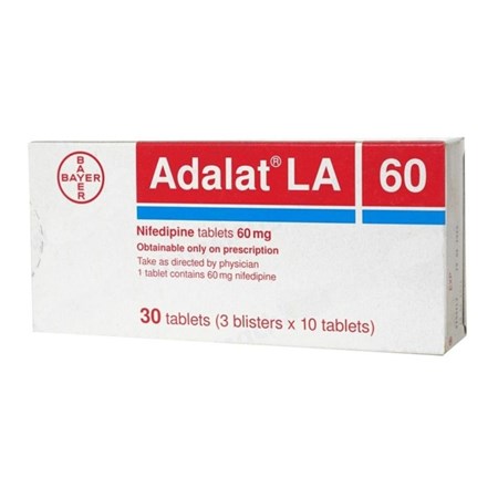 Thuốc Adalat LA 60 - Điều trị tăng huyết áp