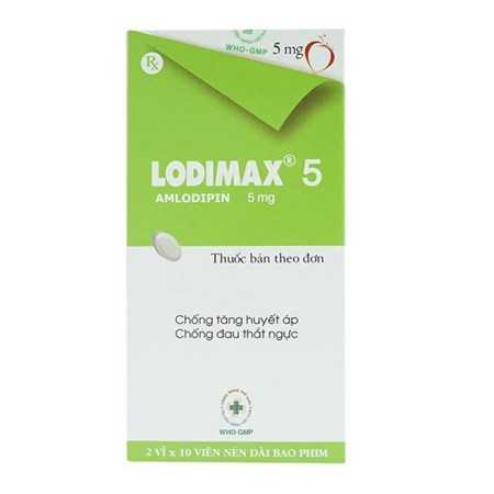 Thuốc Lodimax 5mg - Điều trị tăng huyết áp