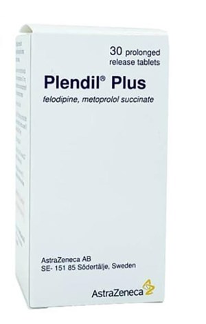 Thuốc Plendil Plus - Điều trị huyết áp cao