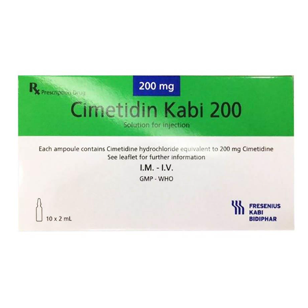 Thuốc Cimetidin Kabi 200mg/2ml - Chống viêm loét dạ dày 