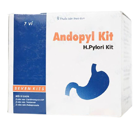 Thuốc Andopyl Kit - Chống viêm loét dạ dày 