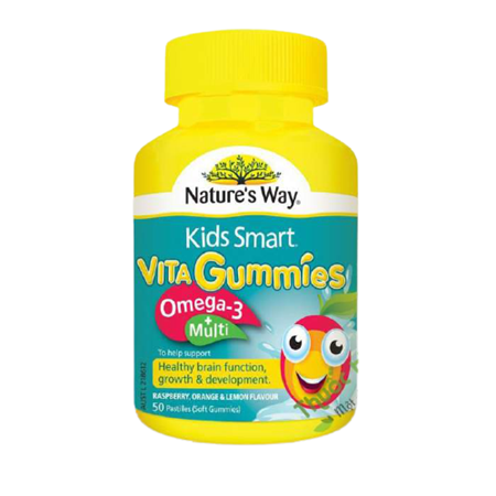 Viên Kẹo Vita Gummies Omega 3 + Multi Nature’s Way