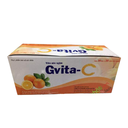 Viên Ngậm Gvita – C-Bổ sung vitamin C