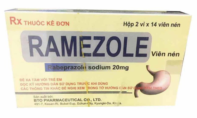 Thuốc Ramezol 20mg - Chống viêm loét dạ dày