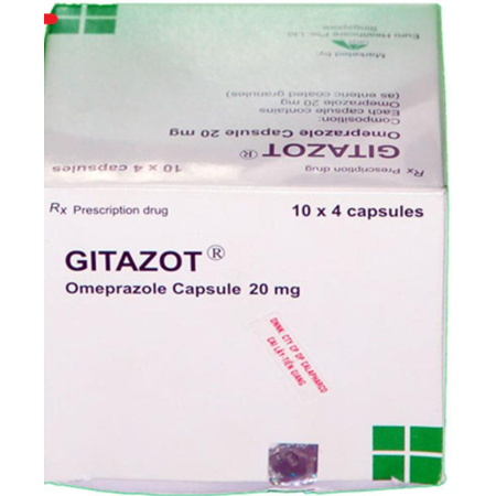 Thuốc Gitazot 20mg - Chống viêm loét dạ dày 