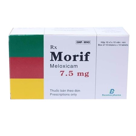 Thuốc Morif 7,5mg - Giảm đau xương khớp