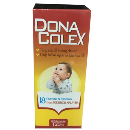 Thuốc Donacolex 120ml - Tăng cường miễn dịch